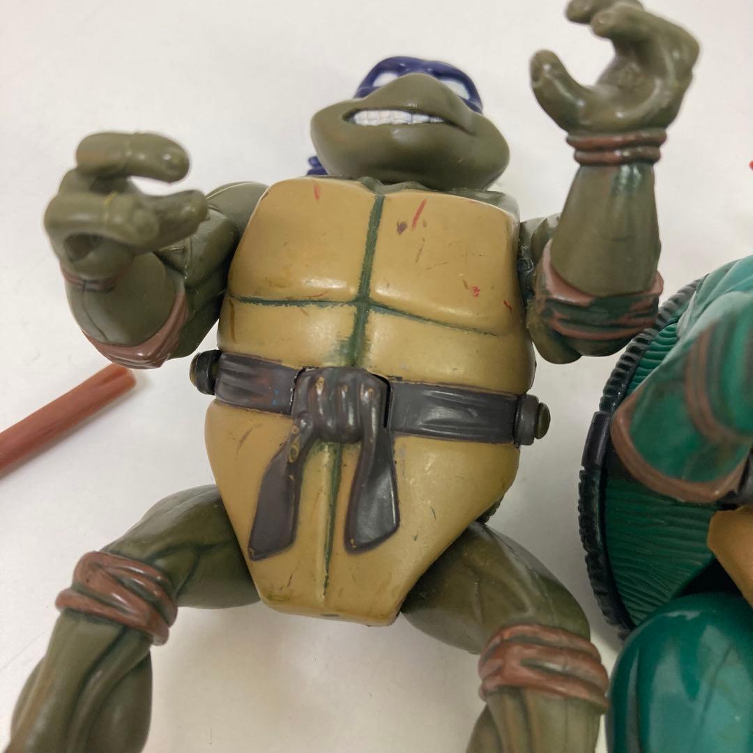 g553-29 ミュータントタートルズ　バトラクション　フィギュア　まとめて