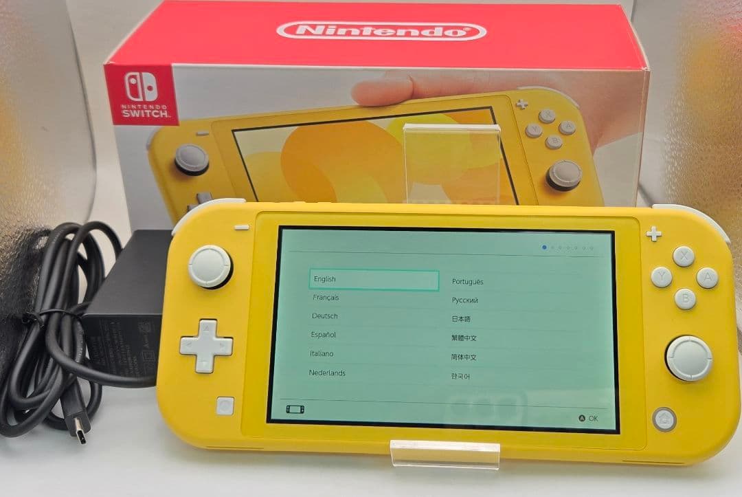 美品 Nintendo Switch Lite 本体 イエロー 動作OK