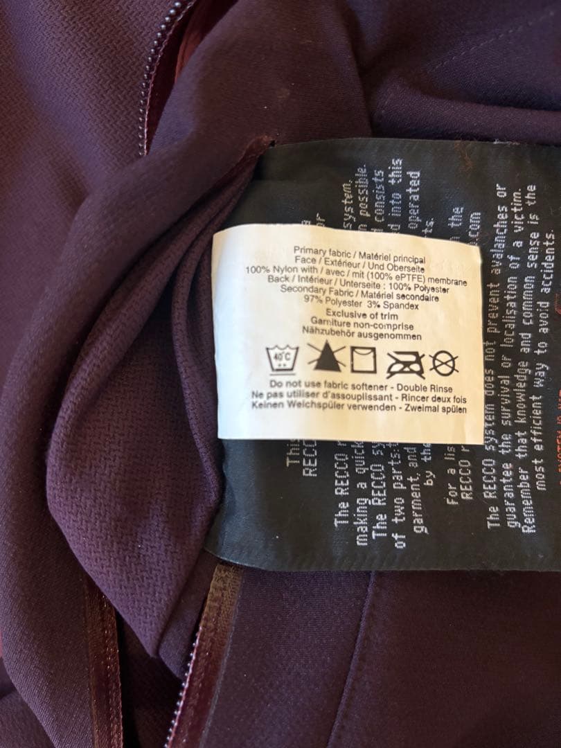 D*o様 Arc’teryx アークテリクス Sidewinder Jacket