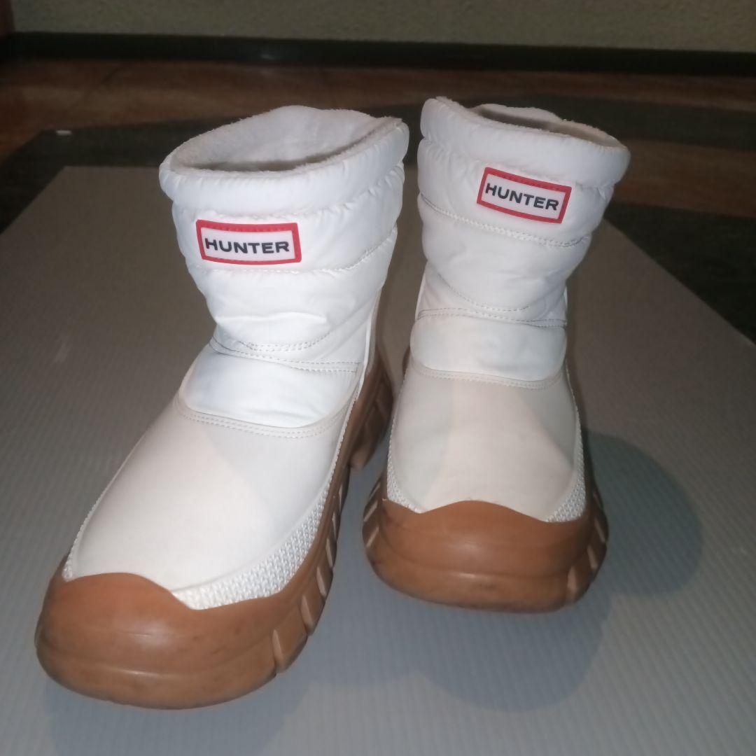 HUNTER　スノーブーツ　白