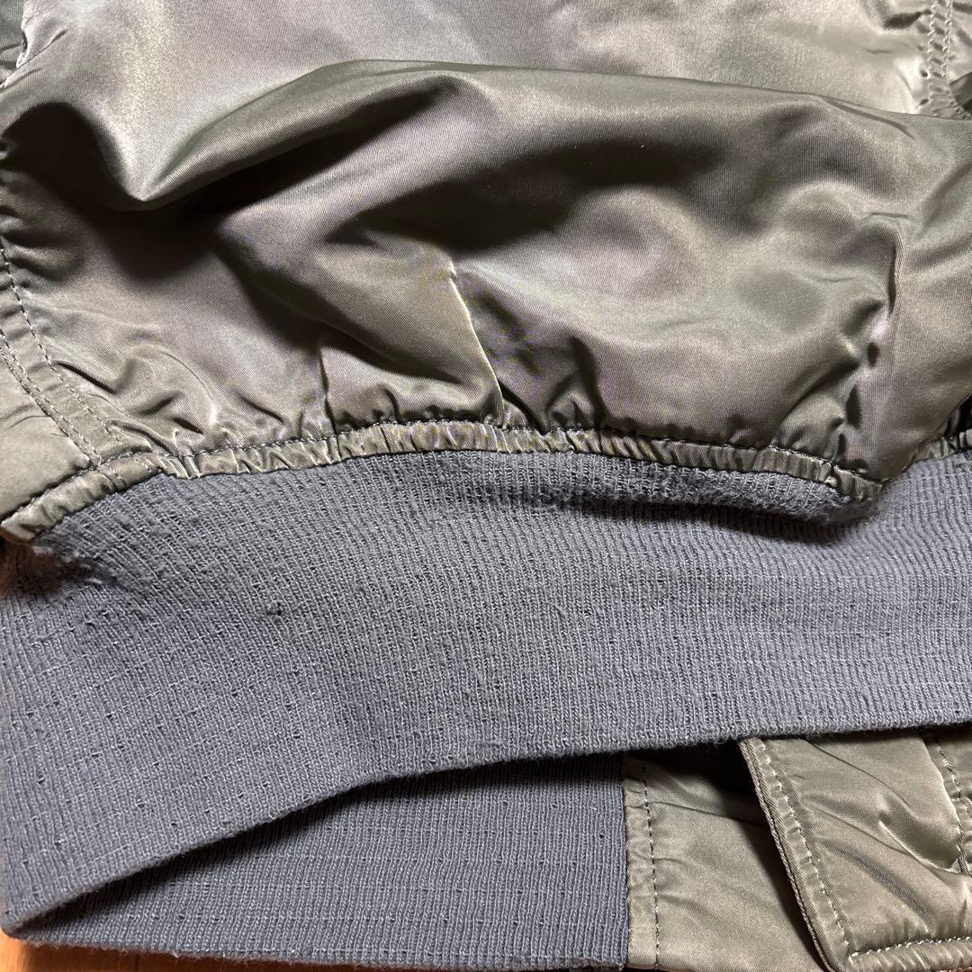 90s USA製 ALPHA N-2B ミリタリーフライトジャケット ideal