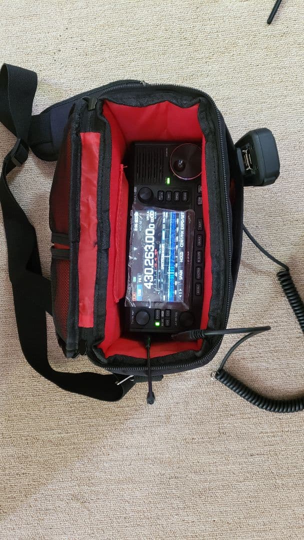 IC-705+RS-BA1 V2 +バック+充電器+ノイズフィルター+アンテナ