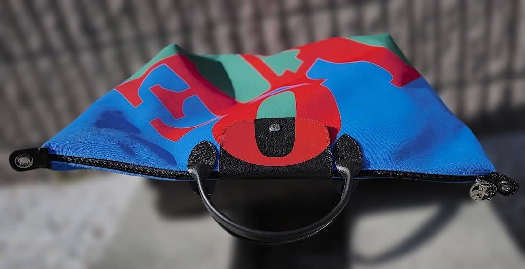 ロンシャンxロバートインディアナコラボボストン1回使用送料込匿名配送最終値下げ