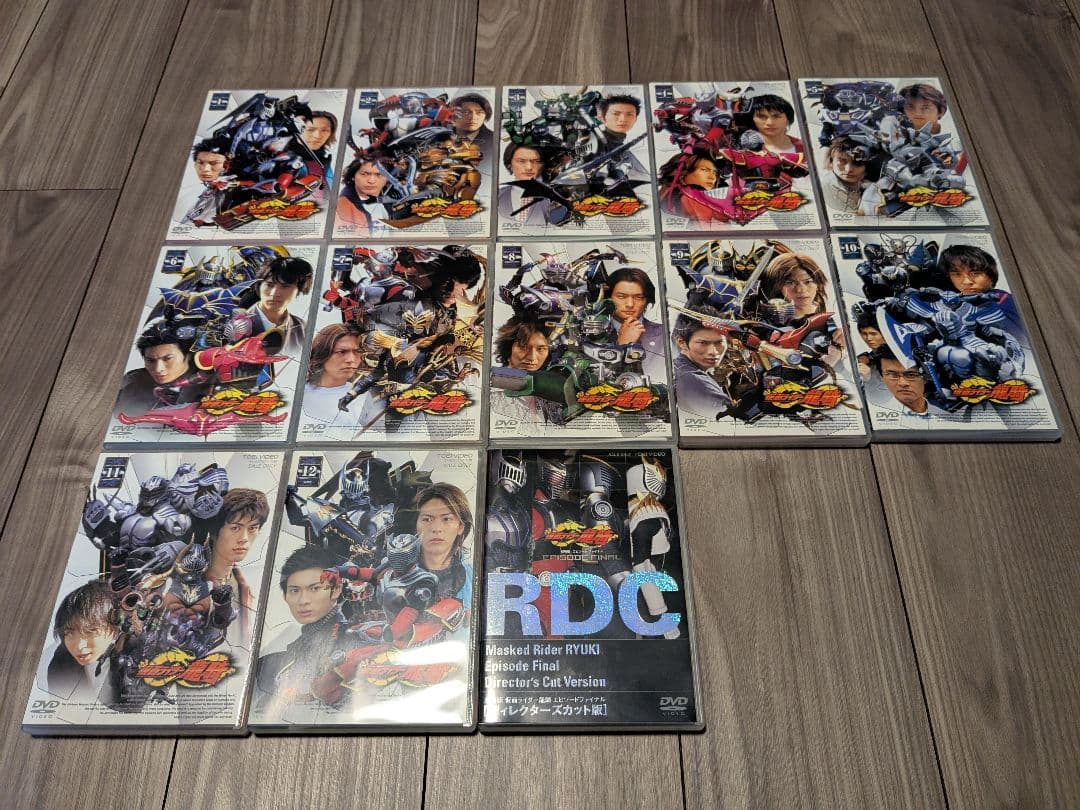 仮面ライダー龍騎 Vol.1-12（全巻）劇場版ディレクターズカット版