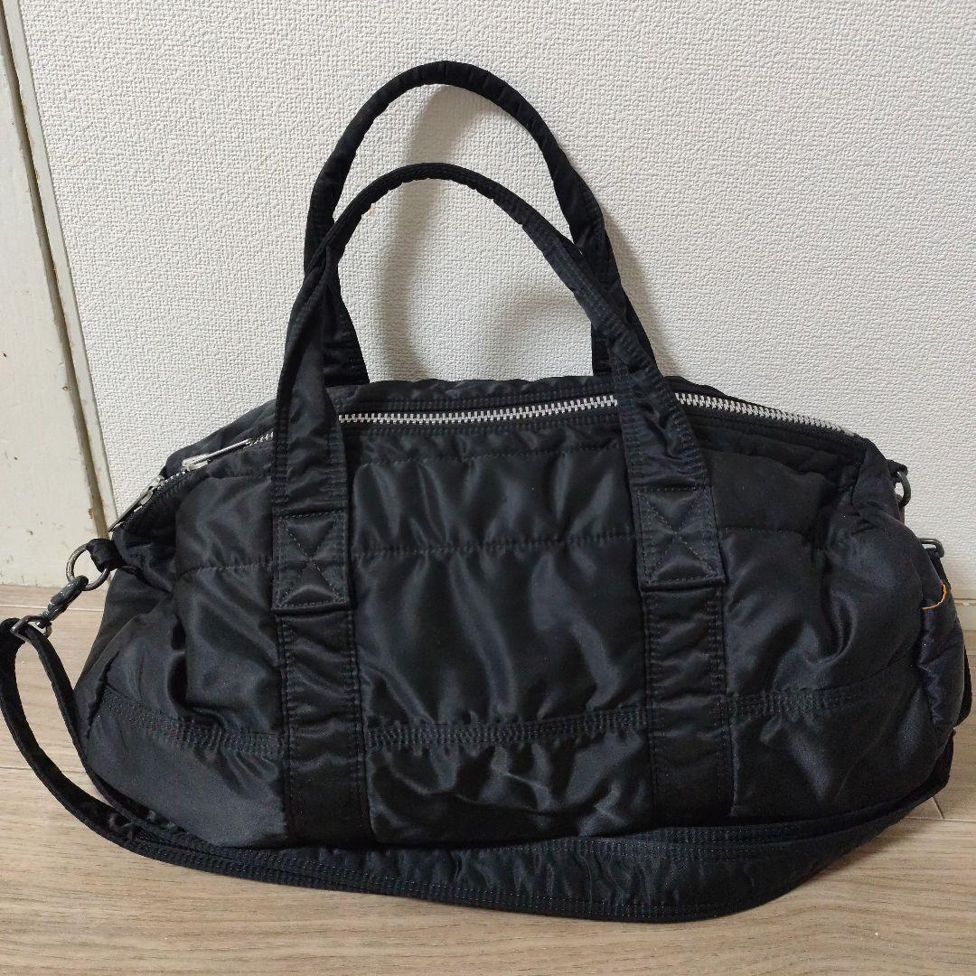 PORTER　タンカー　ボストン　ドラムバッグ　ブラック　2way　ショルダー