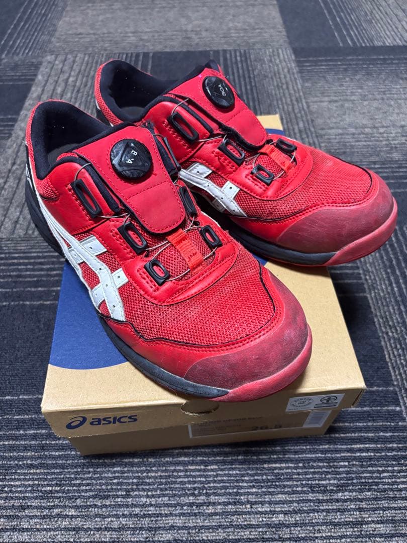 アシックス安全靴BOA 中古26.5cm