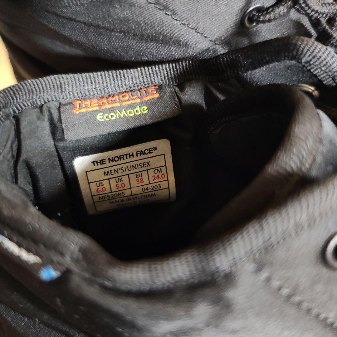 THE NORTH FACE ヌプシ　トラクション チャッカ　ブラック 24cm