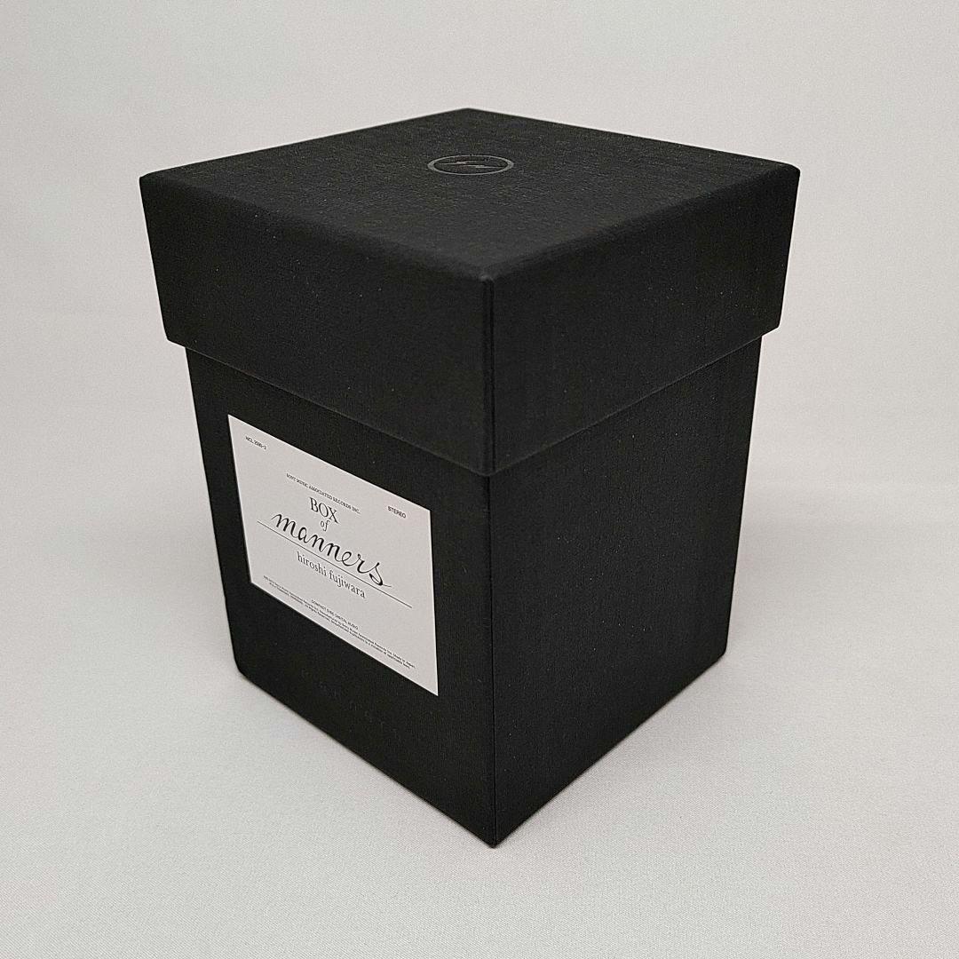 藤原ヒロシ CD box of manners fragment design