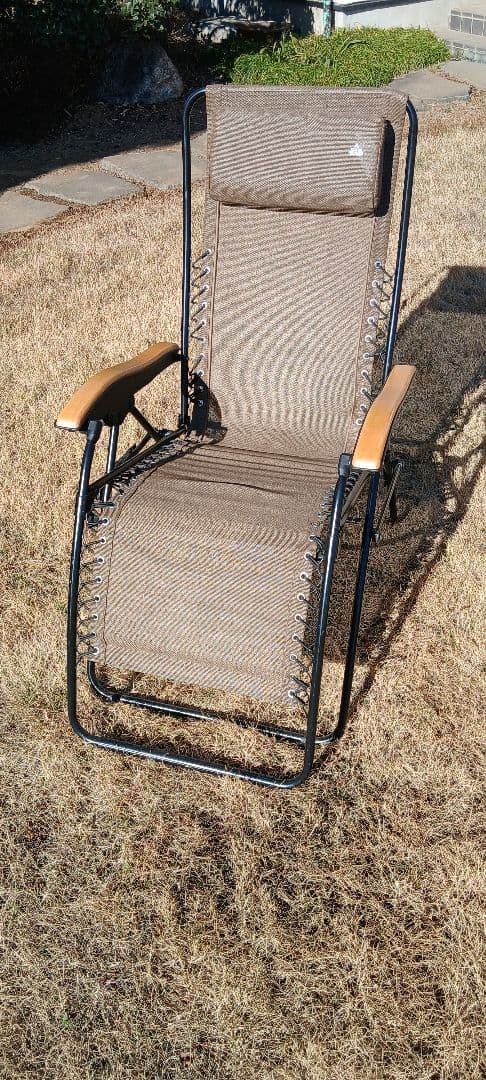 Yascon専用タラスブルバチェア　インフィニティチェア ブラウン2台