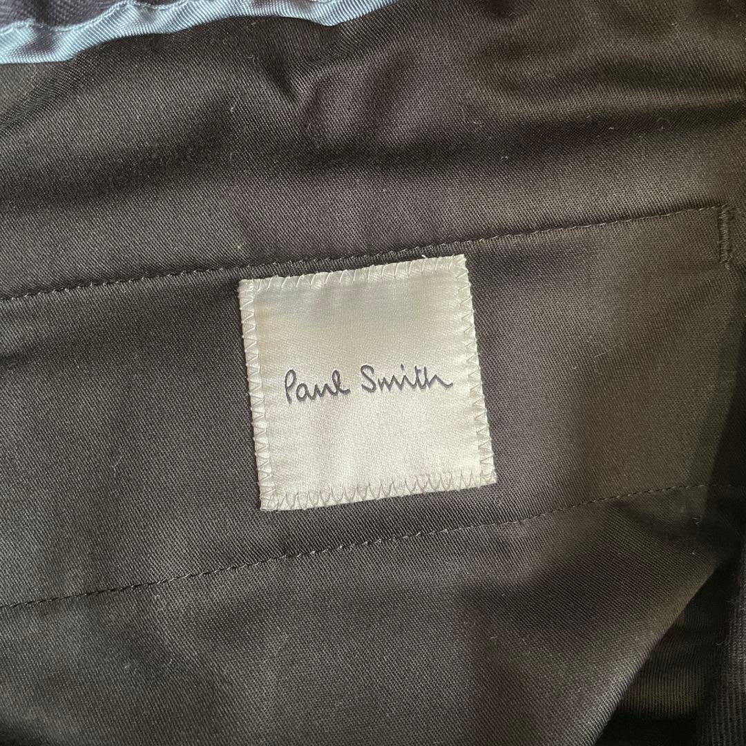 日本製【Paul Smith】ウールイージーパンツスラックス　ネイビー　M