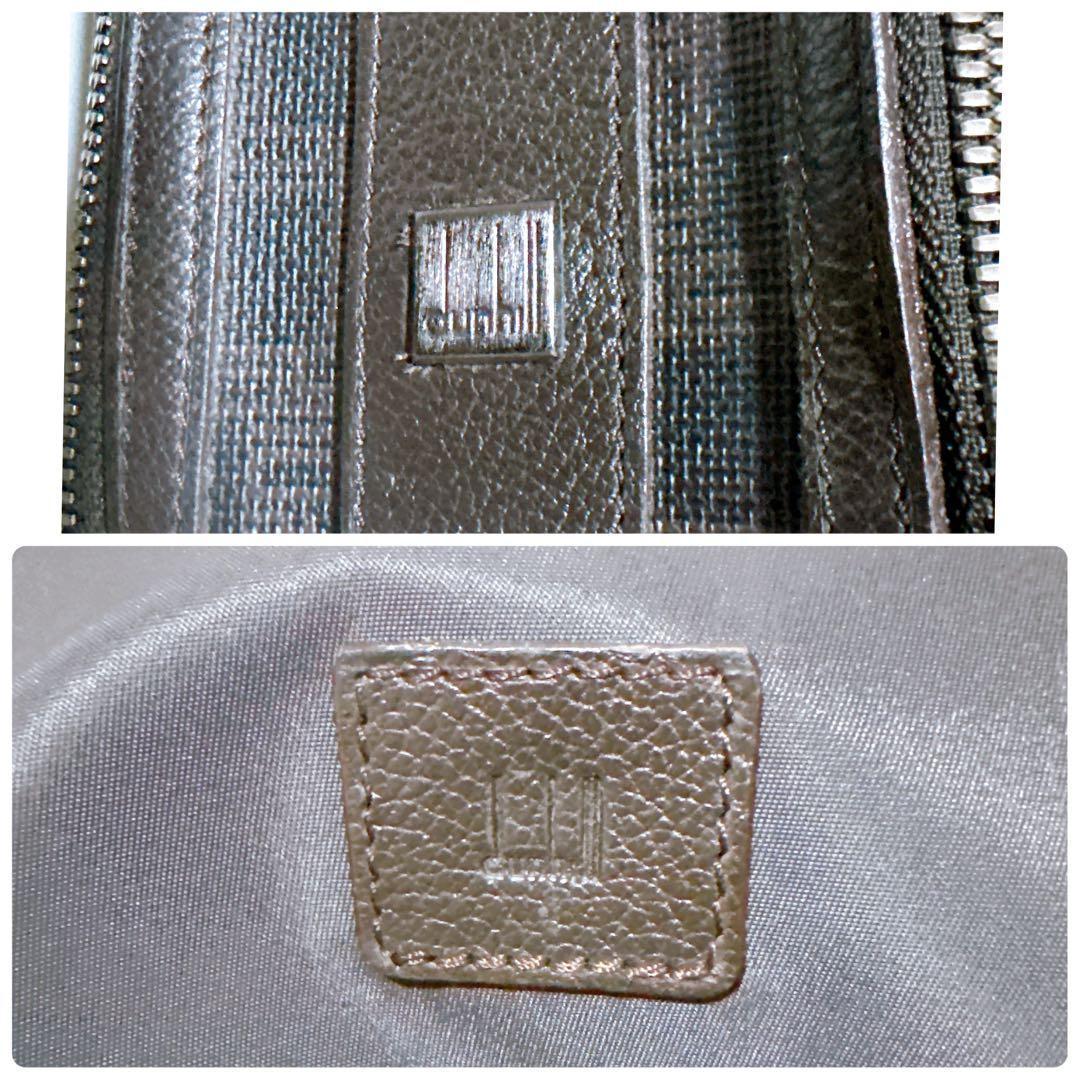 ダンヒル ビジネスバッグ 書類鞄 通勤 トラベルバッグ PVC レザー ブラウン