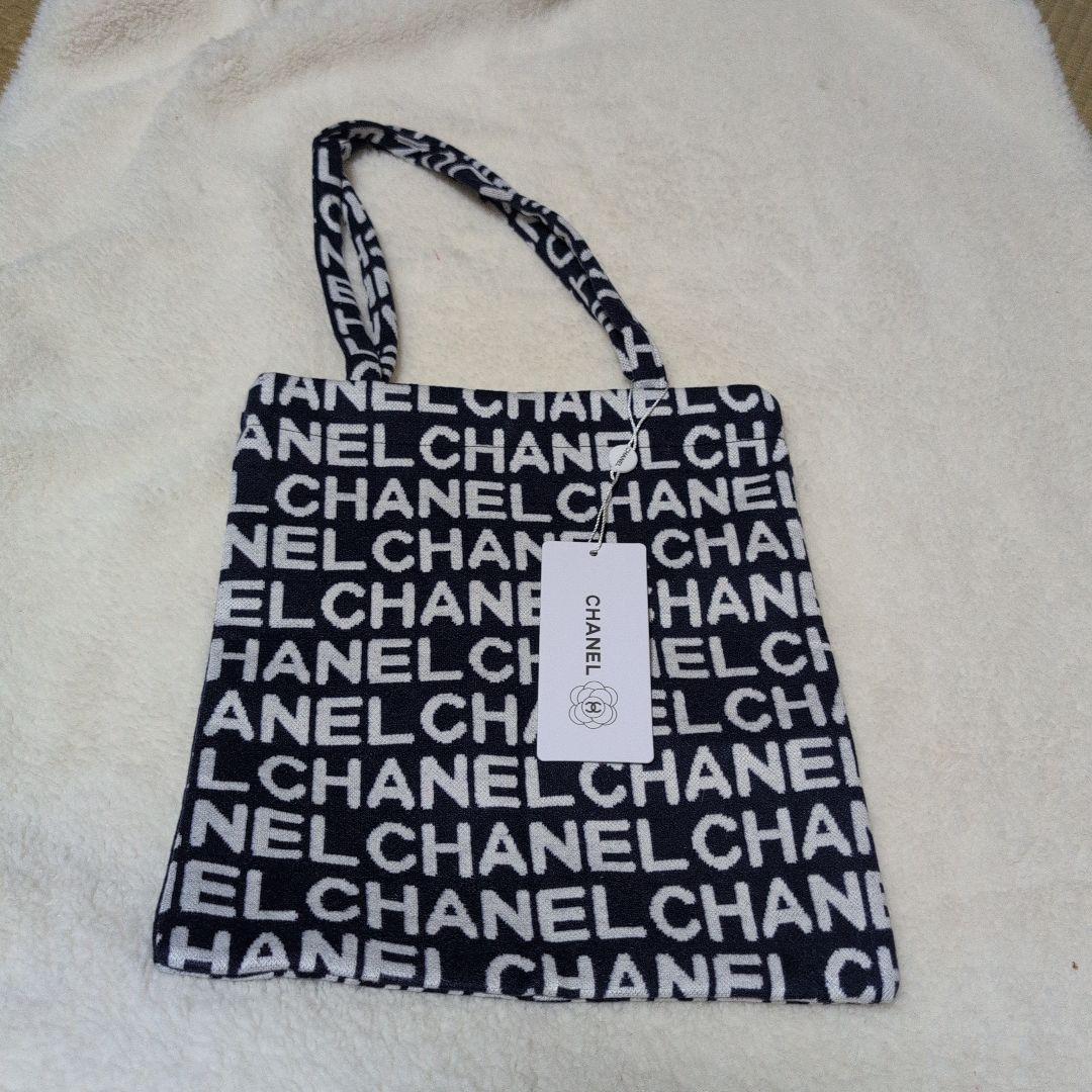 ち*え様 チャンネルVIPポイントギフト、ネイビーブルー、レタニーニットバッグノ