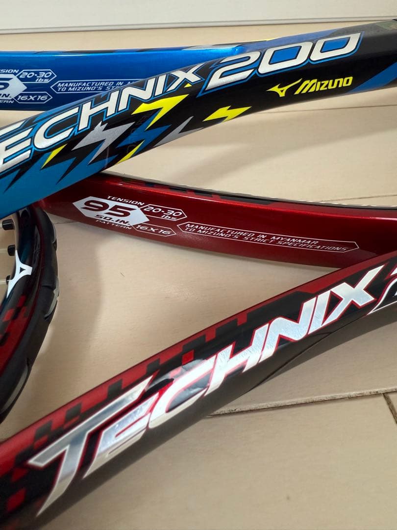 TECHNIX 200 テクニクス200 軟式用ラケット 2本セット