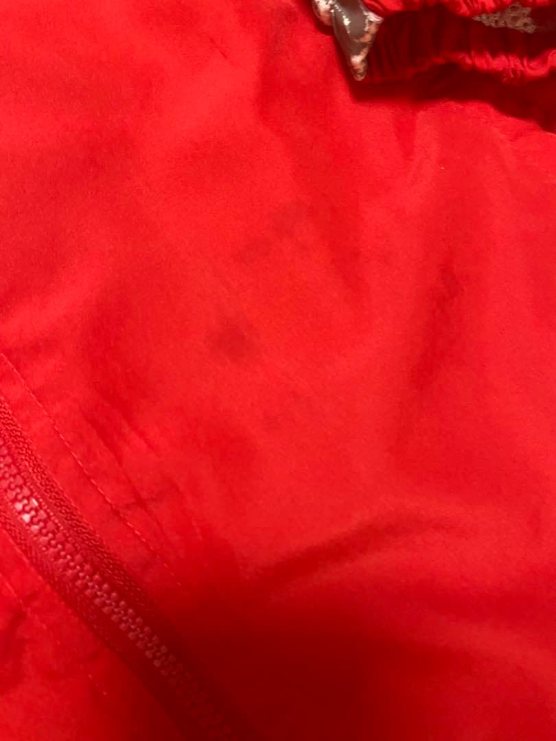 OLD STUSSY ナイロンジャケット　レッド　L　90s 　紺タグ