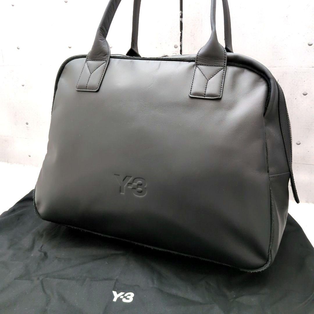 【現行 極美品 保存袋付】ワイスリー　レザーエアライナーバッグ　ボストンバッグ