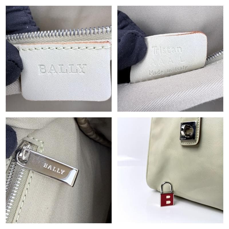 希少 バリー トレインスポッティング ボストンバッグ 2way レザー 白