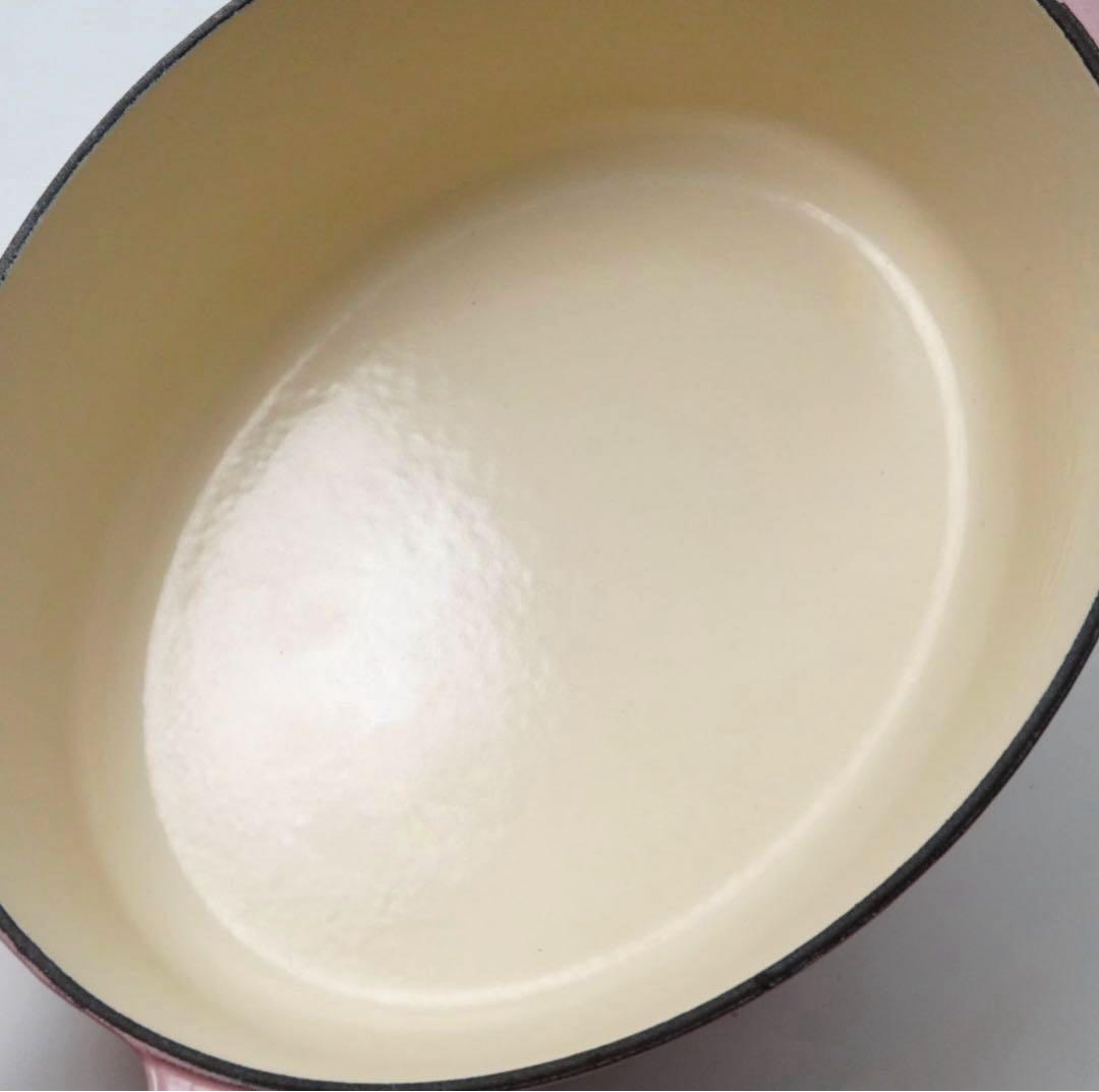 【美品】LE CREUSET　ココット オーバル シフォンピンク　25cm