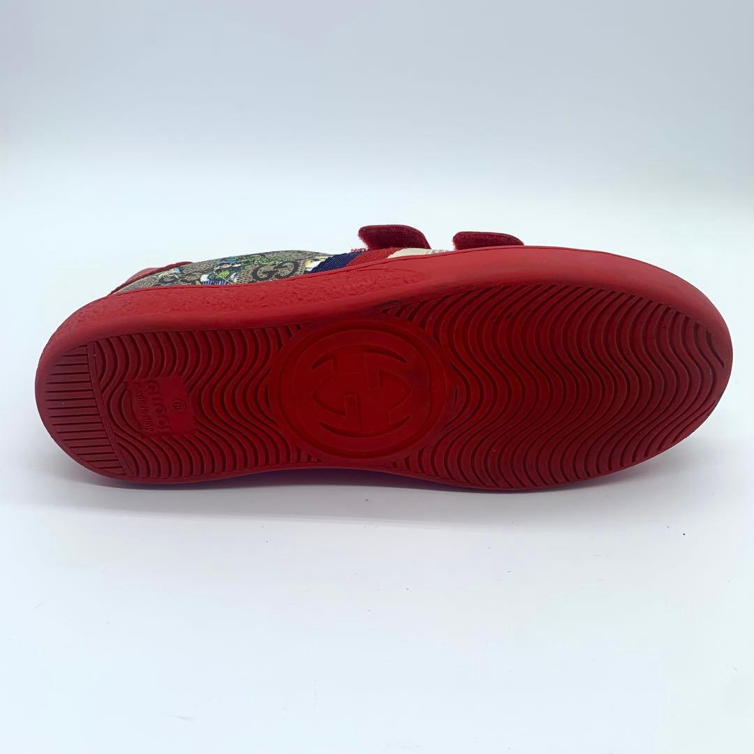 未使用級美品 グッチ ヒグチユウコ キッズスニーカー シェリーライン 20cm