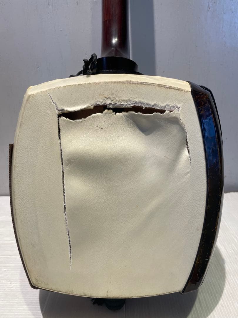 三味線　ケース付き　袋　和楽器　趣味　機材　年代物