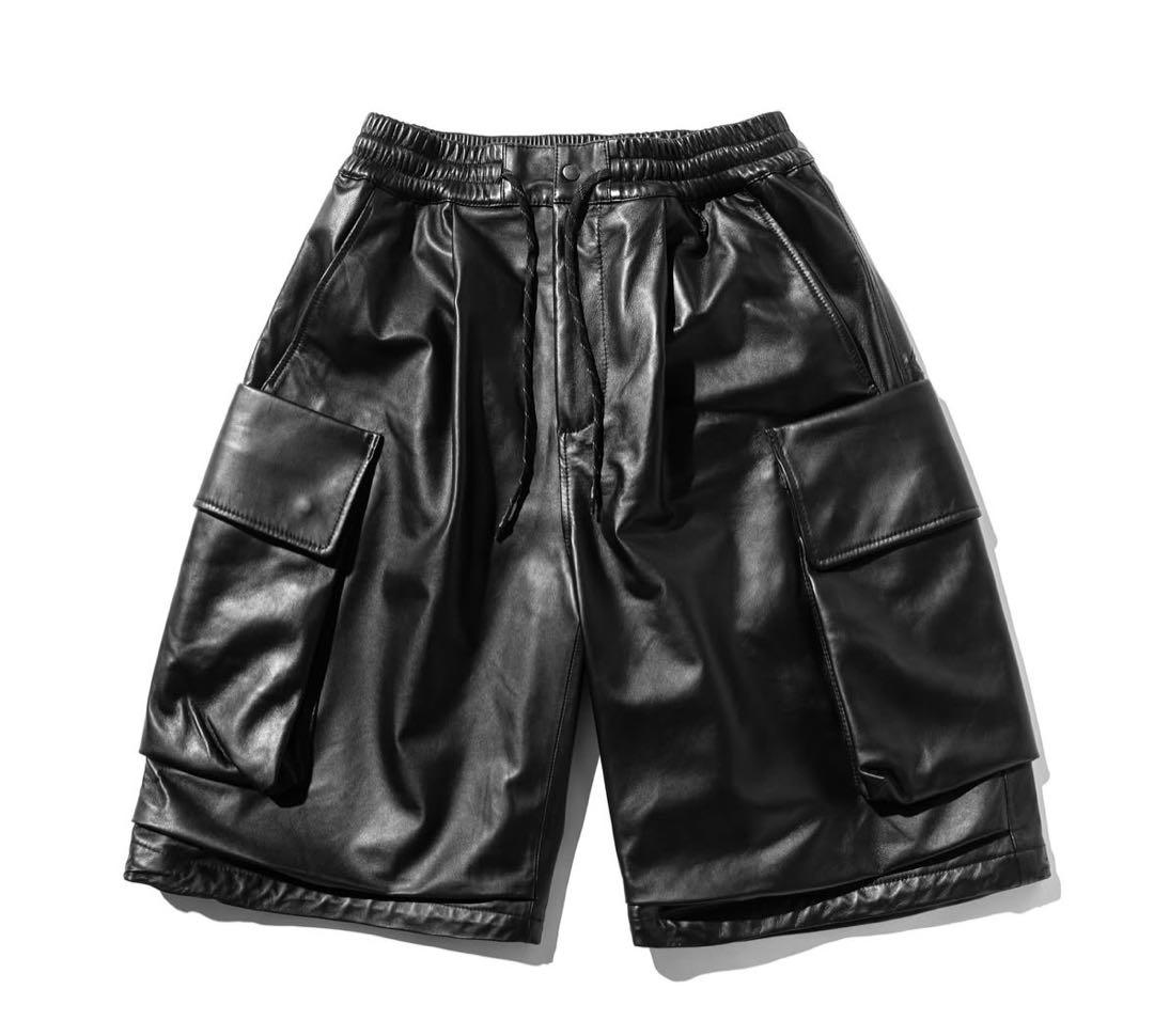パンツ CLESSTE Leather City Military Half Pants