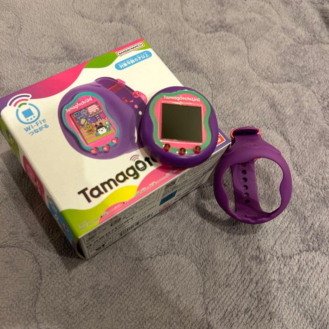 ✨たまごっち✨uni　ユニ　パープル　本体　箱つき　中古品