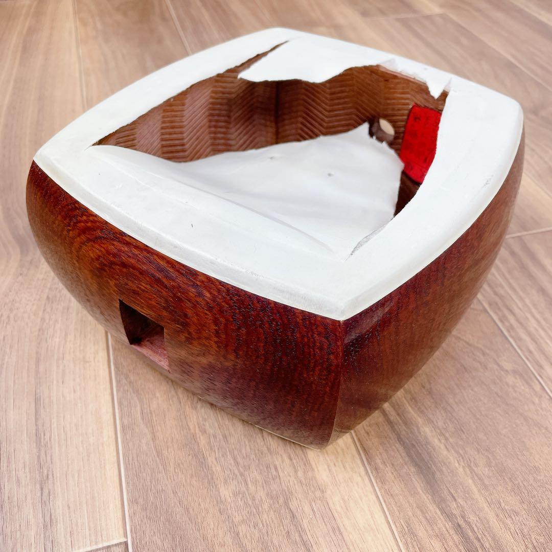 三味線 紅木 虎トチ 細棹 綾杉胴 和楽器　鳩胸　金細