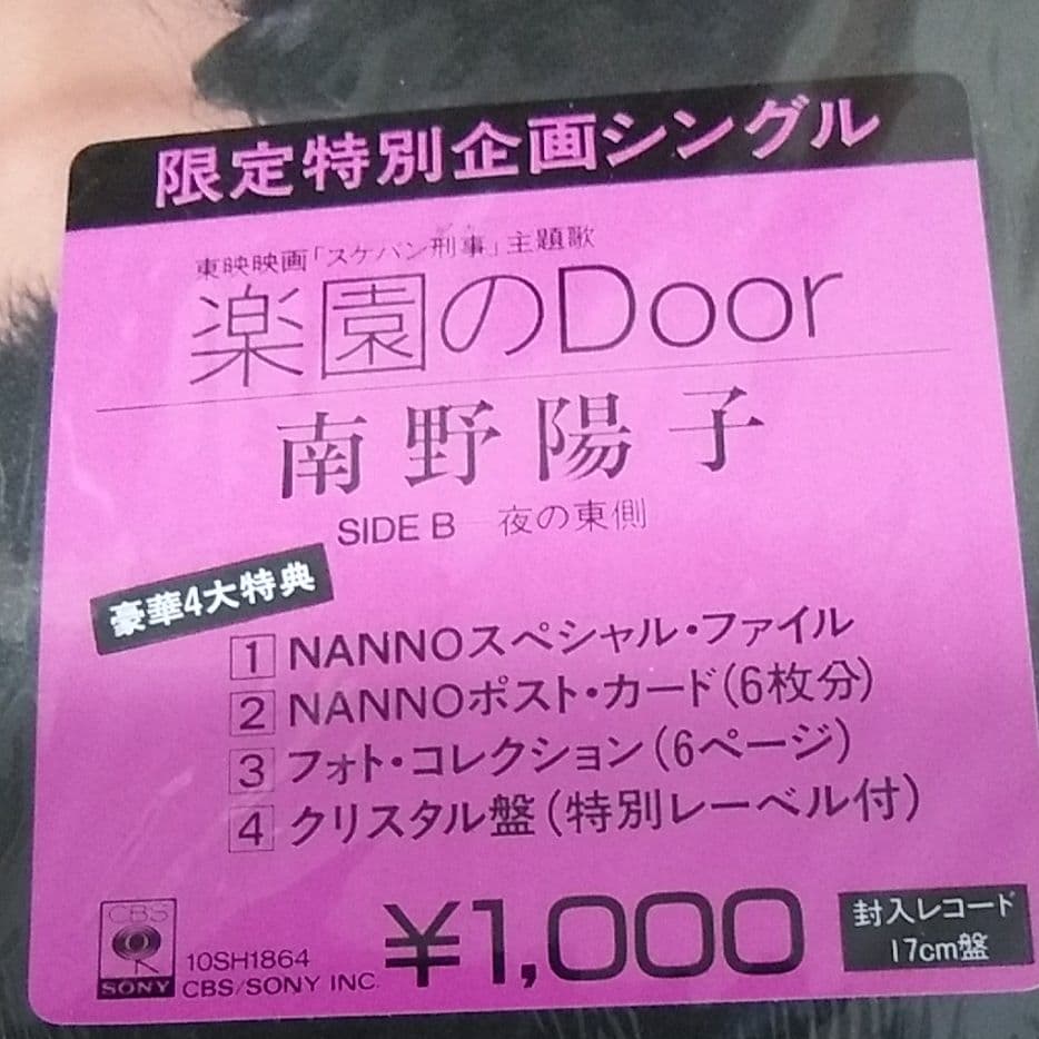 レコード 南野陽子  その1