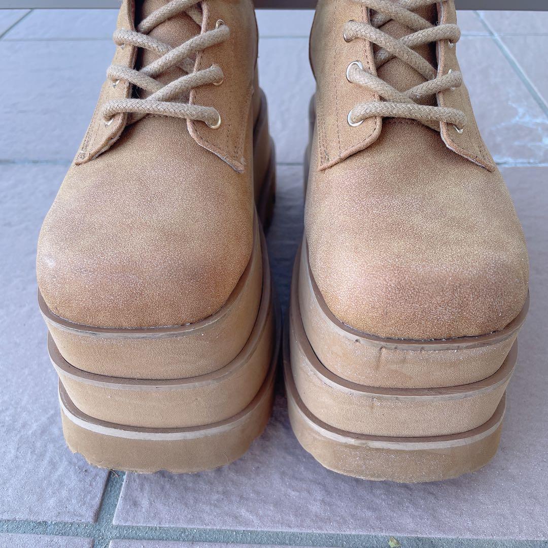 Darich トリプルソールエンジニアブーツ キャメル M