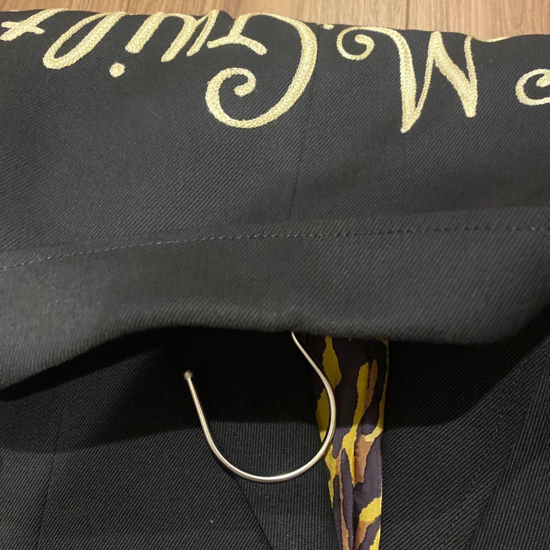 黒 テーラードジャケット Guilty Parties ヒョウ柄