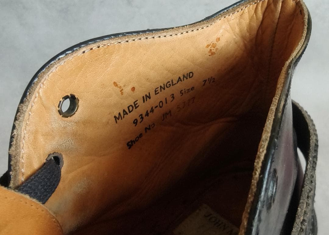 【NRA様用】ジョンムーア コンバットブーツ ブラック