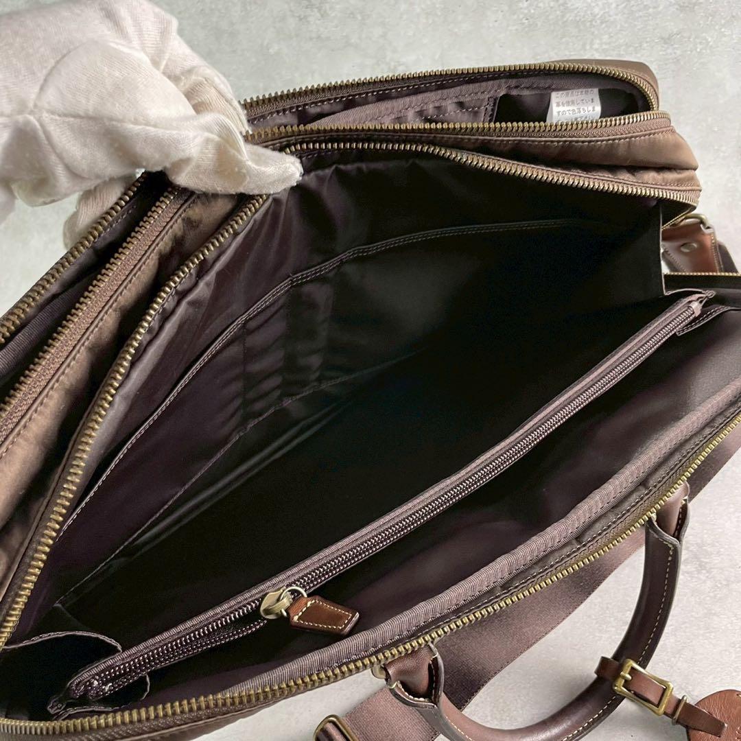 PORTER ビジネスバッグ ブラウン