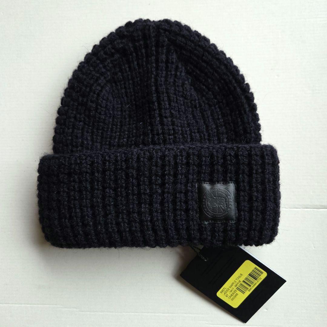 カナダグース　Robert Mackie　ニット帽　ネイビー