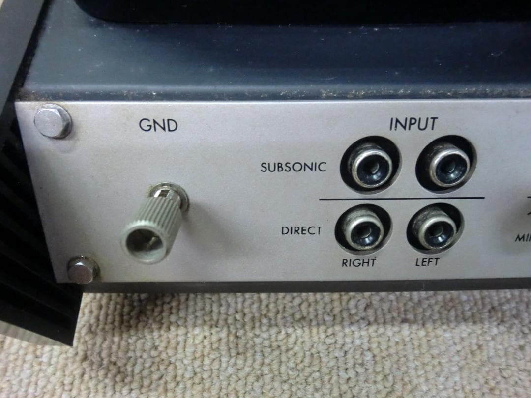 【中古現状品】ビクター ステレオパワーアンプ M-3030 トランジスタ