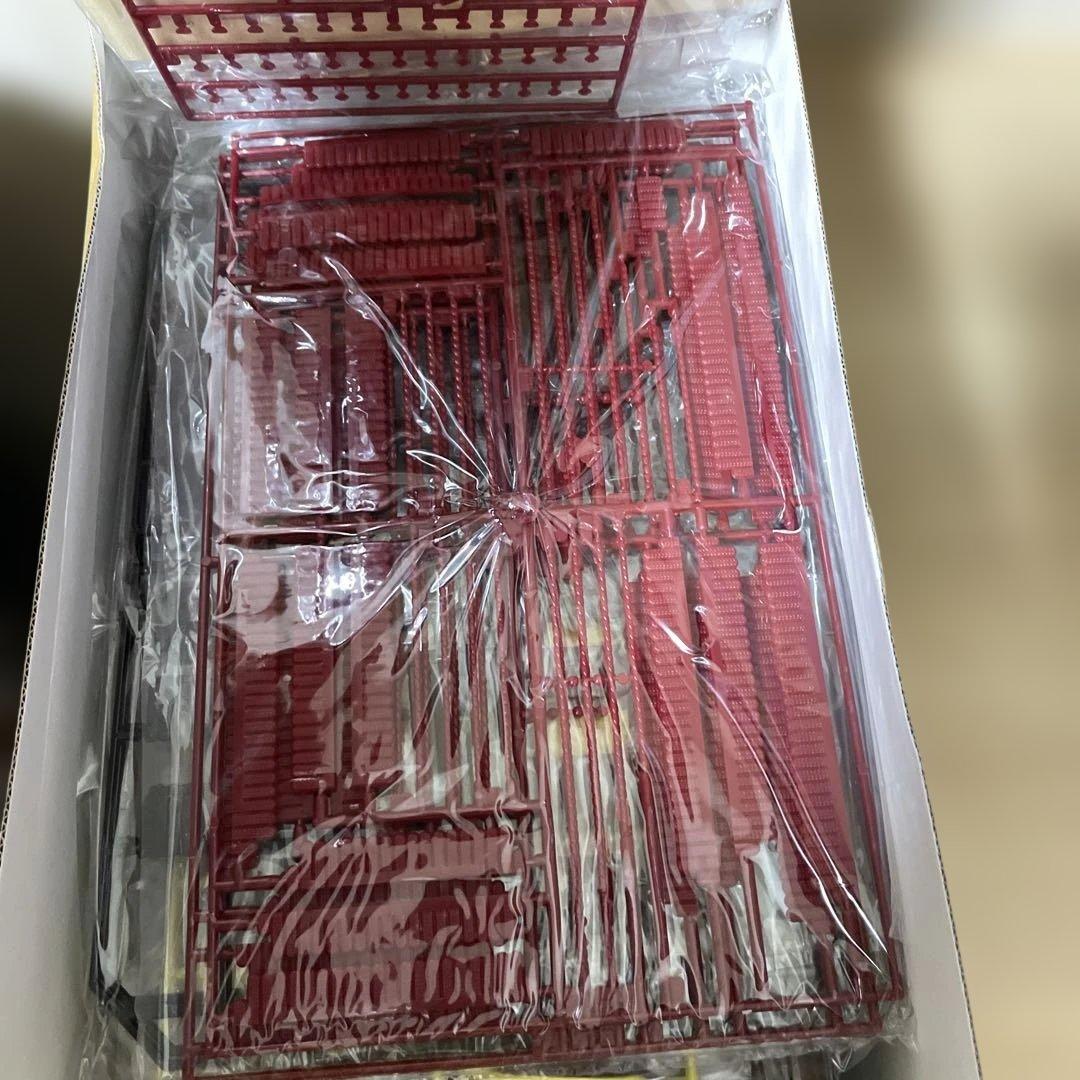 国宝シリーズ 赤糸威竹雀虎 金物模型 未組立 昭和旧版. Ln548