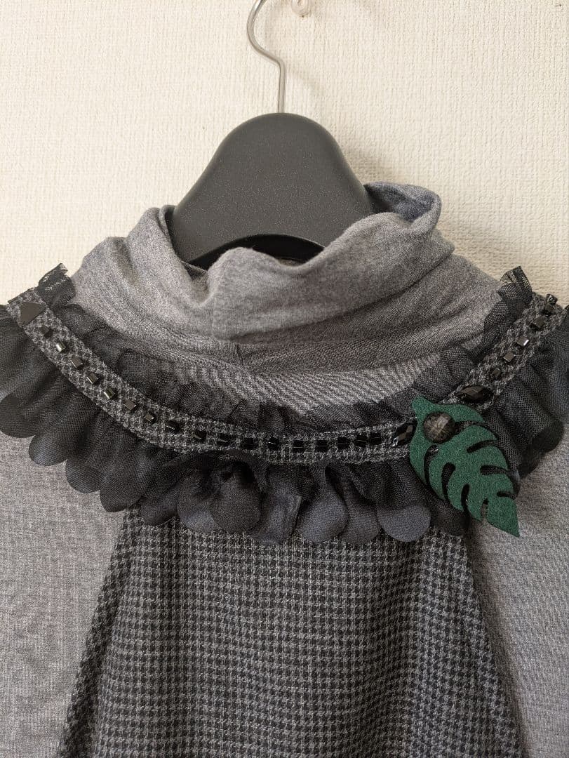 アルベロベロ新品♥️ビジュビーズが素敵ジャンパースカートゆったり定価30450円