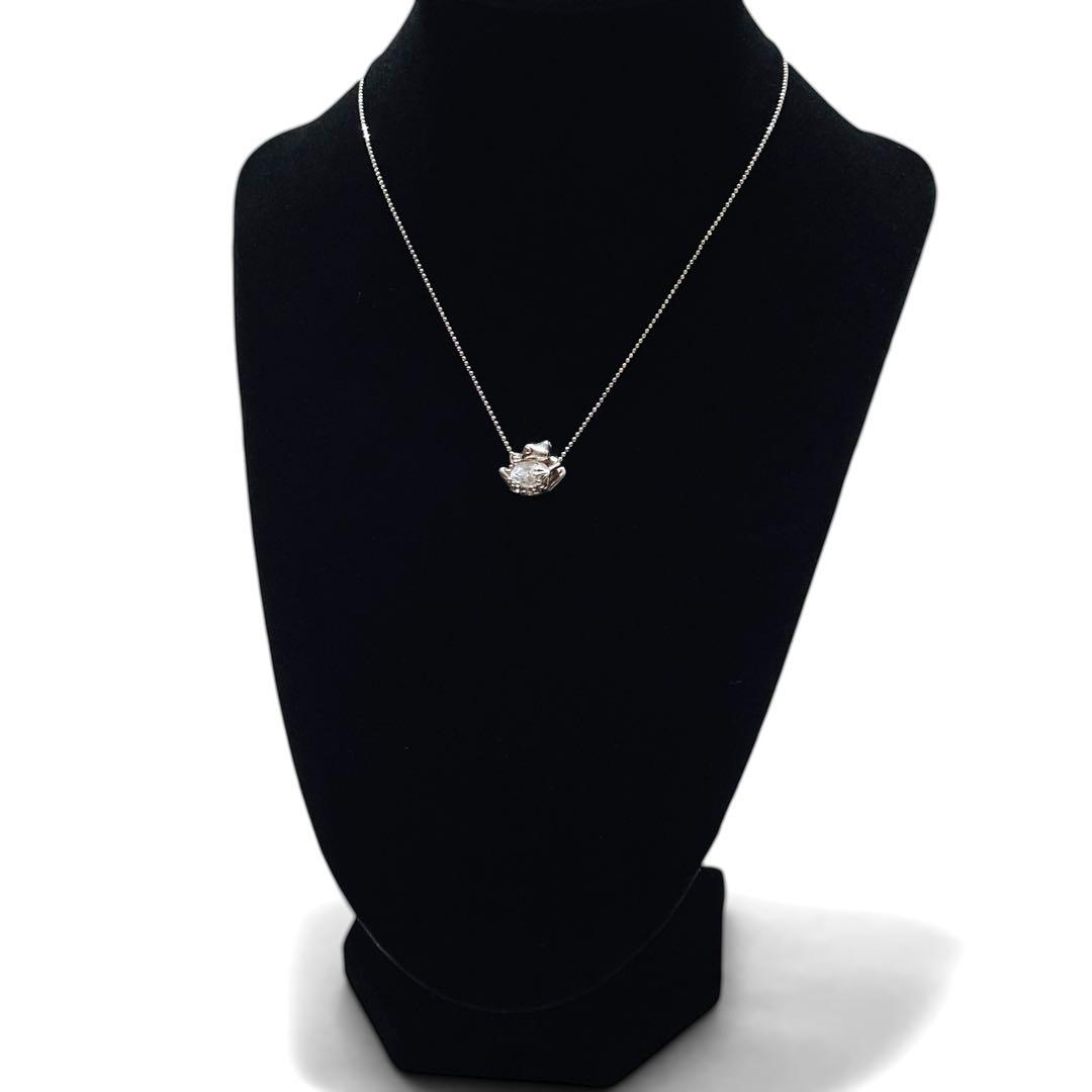 【極希少】かすう工房 ネックレス 蛙 シルバー 925 廃番 カエル SV925