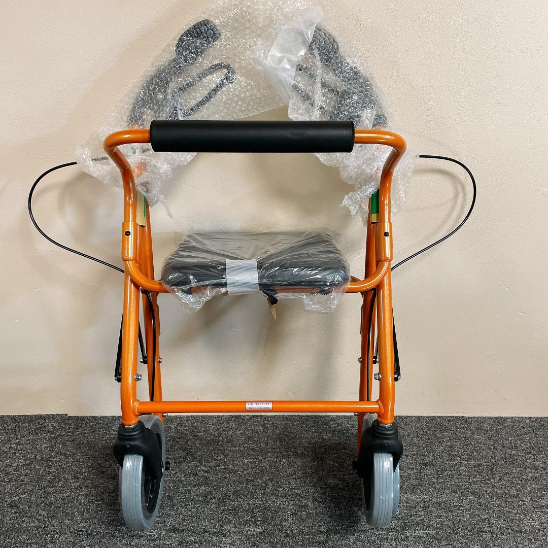 新品未使用　歩行器 竹虎 ハッピー II NB オレンジメタリック