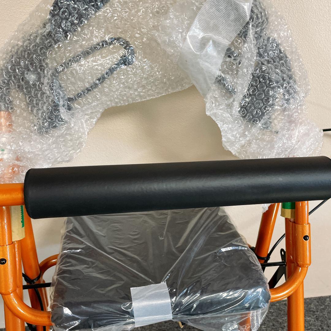 新品未使用　歩行器 竹虎 ハッピー II NB オレンジメタリック