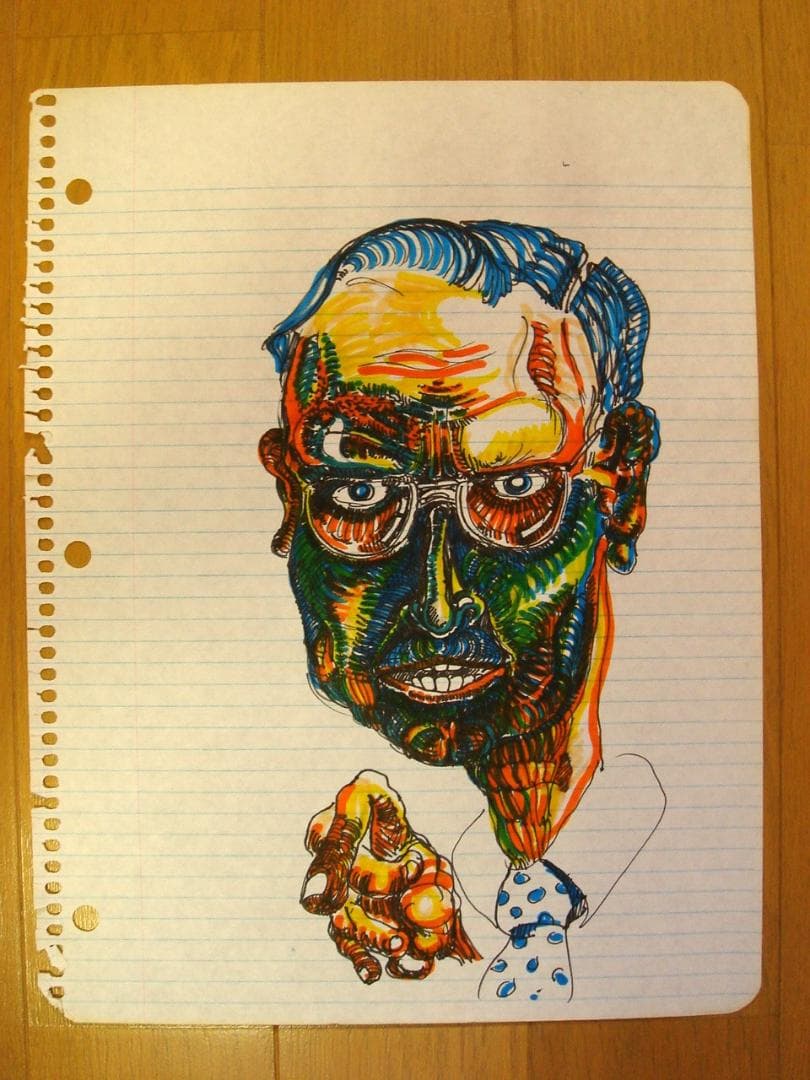 Daniel Johnston ドローイング 80's 初期作品 直筆オリジナル