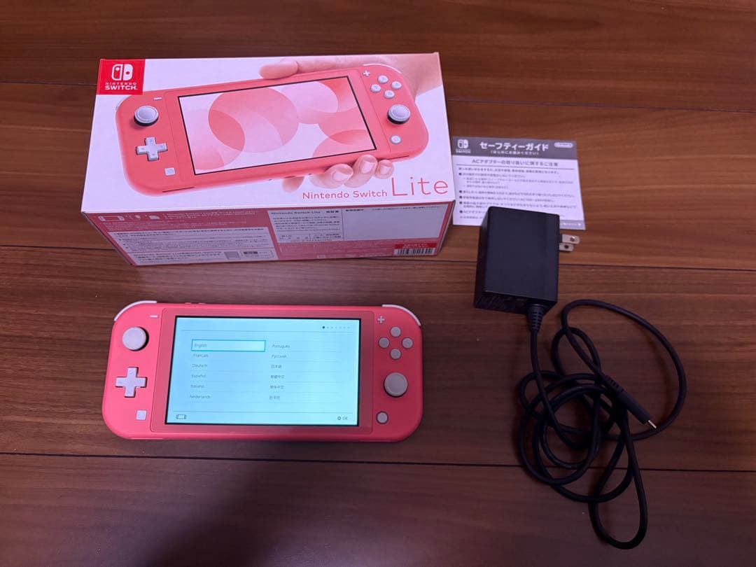 Nintendo Switch Lite ピンク 本体 動作確認済 コーラル