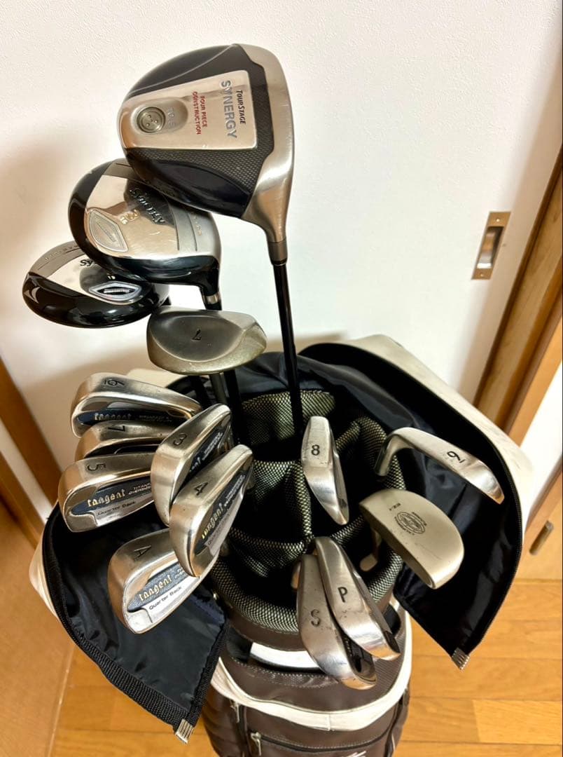 初心者向け BRIDGESTONE & DUNLOP メンズ ゴルフクラブセット