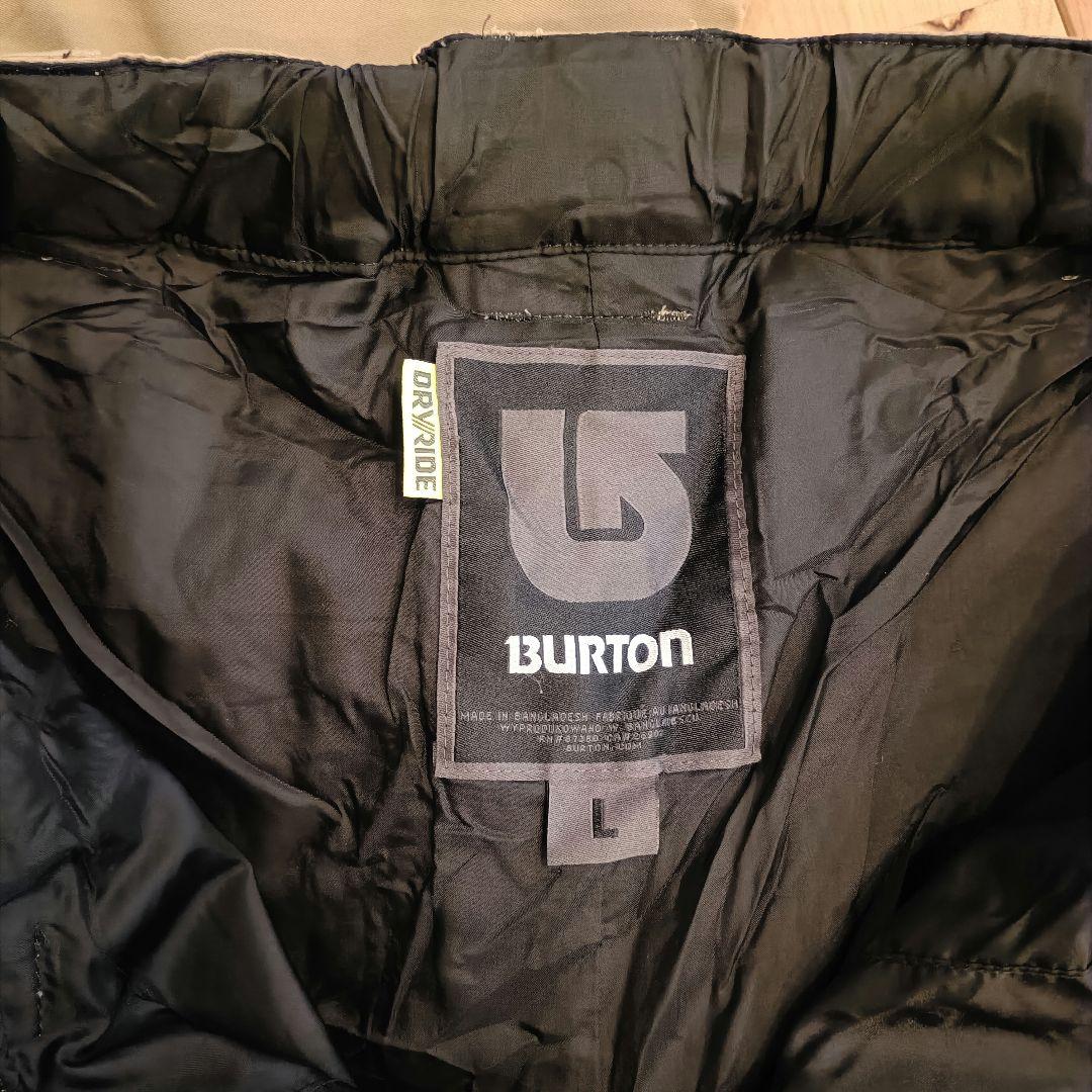Burton 迷彩柄 スノーボードウェア Lサイズ上下セット