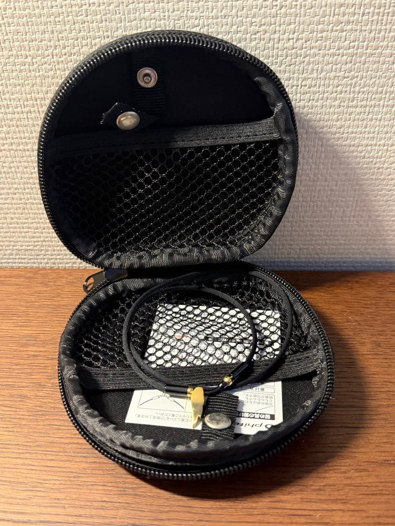 【羽生結弦サイン入りポーチ付】Phiten ネックレス ウイングスゴールド