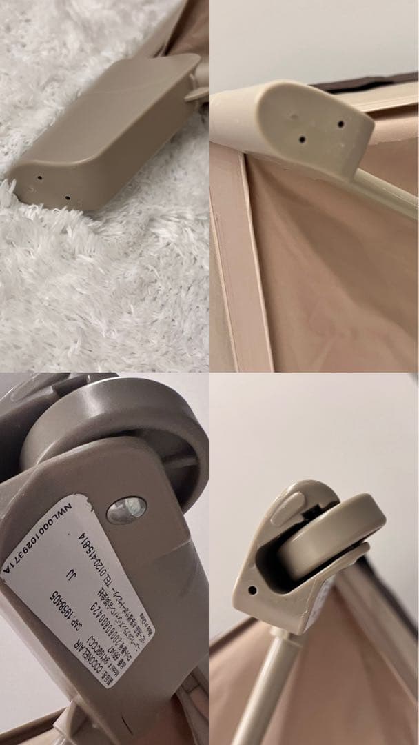 美品Aprica COCONEL AIR 66047 ベビーベッド アップリカ