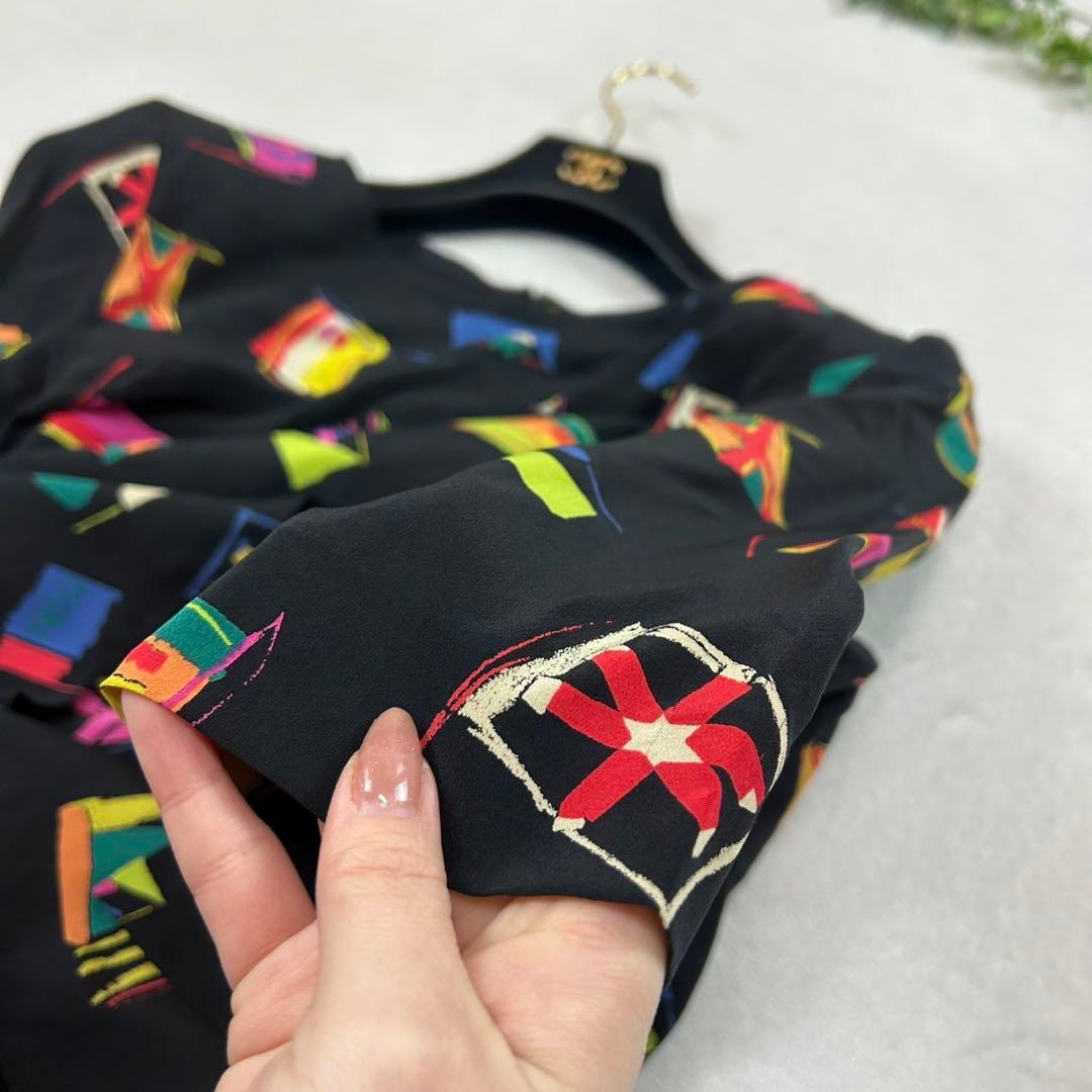 K420 新品未使用 L フェンディ イタリア製 ひざ丈ワンピース レディース