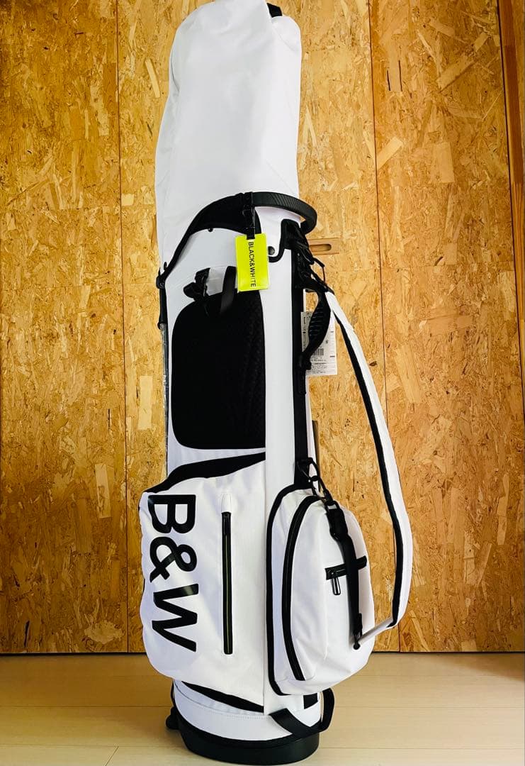 【新品】B&W スタンドゴルフバッグ ホワイト