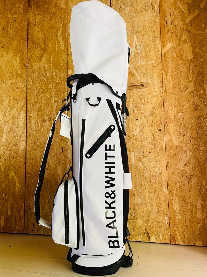 【新品】B&W スタンドゴルフバッグ ホワイト