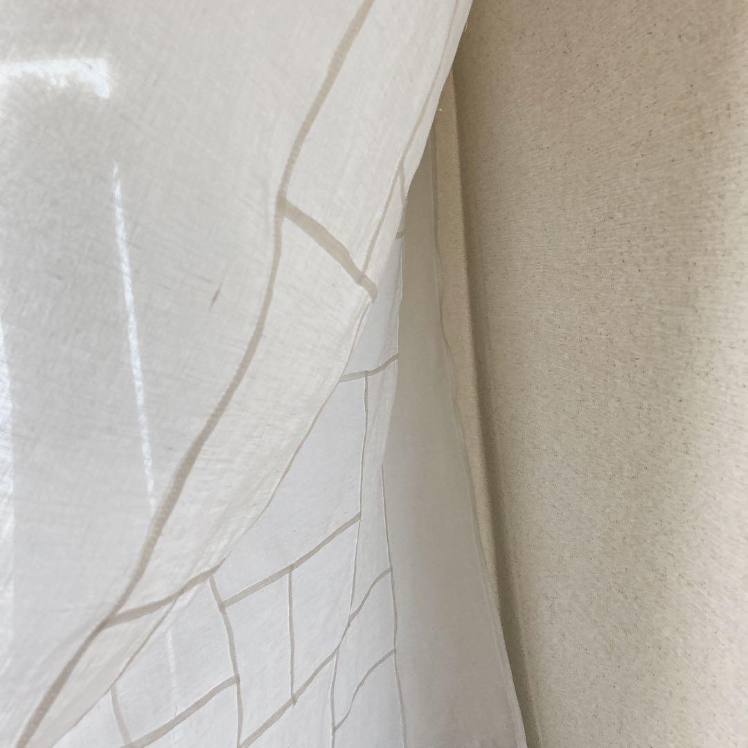 ポジャギ　127×85 ホワイトリネン　No.243 リクエスト分