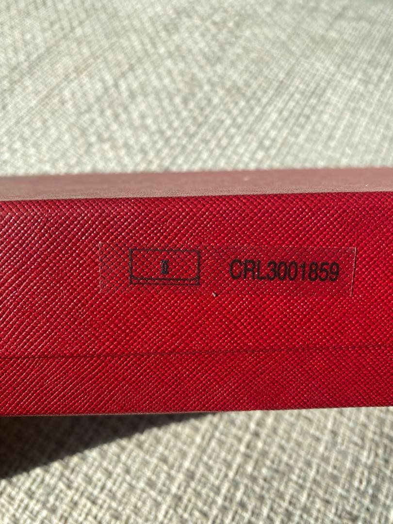 【新品】カルティエ　長財布　赤　C de Cartier ウォレット 24SS