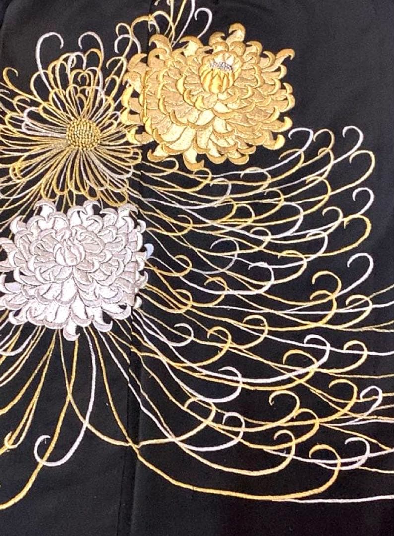 チ*〜様 着物　留袖　リメイク　ロングワンピース　マーガレット風ストール　セット